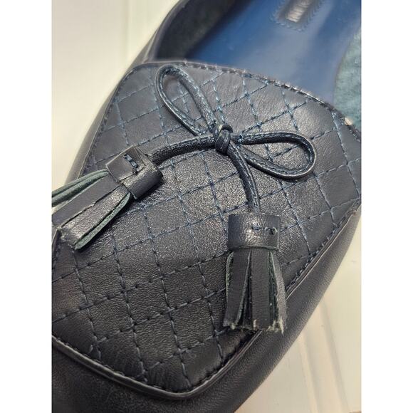 Enzo Angiolini Blue Vintage Leather Tassel flays Womens size 7.5 - Picture 6 of 6